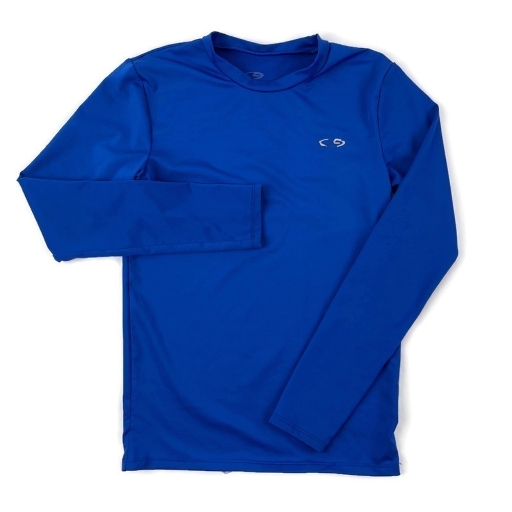 C9 Champion Boys Tshirt Long Sleeve Fitted Blue Medium